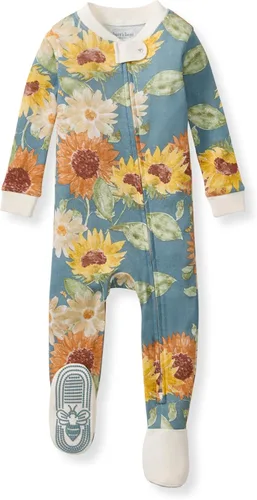 Miniatura 33 de Burt's Bees Baby Pijama para bebé niña, 100% algodón orgánico, pijama de una pieza, overol diagonal con cremallera, ajuste cómodo
