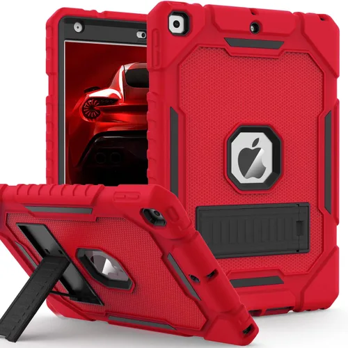Miniatura 14 de ZoneFoker Funda para iPad de 9ª/8ª/7ª generación 2021/2020/2019 (10.2 pulgadas), Resistente de Servicio Pesado Grado Militar a Prueba de Golpes