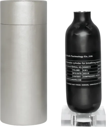 TUXING Nuevo tanque de aire de fibra de carbono modelo 4500psi,0.36L/360CC/21Cu en tanque de aire Pcp,Cilindro compuesto HPA para sistema de carga