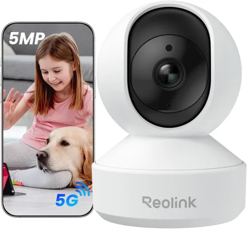 Cámara de seguridad para interiores, Reolink E1 Pro cámara de WiFi de 4 megapíxeles Alta definición de conector para seguridad en el hogar, WiFi de