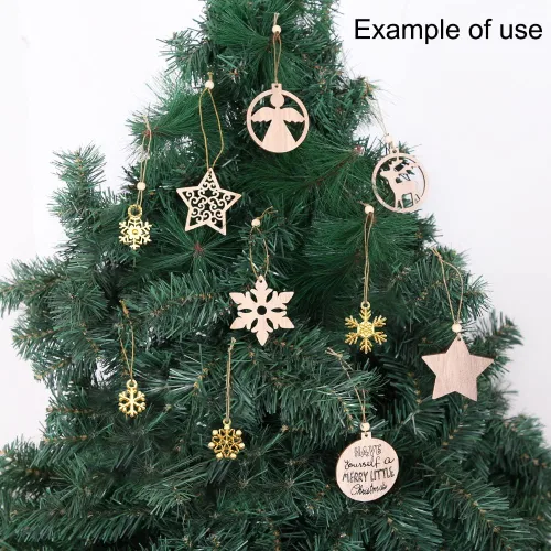 Miniatura 5 de Julie Wang 100 Grams Snowflake Charms for Christmas New Year Jewelry Making Necklace Earring Bracelet Keychain Pendant Craft DIY Finding