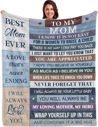 Miniatura 8 de WSYEAR Regalos para novio, regalo de cumpleaños para novio, manta con texto en inglés "I Love You", regalos para él, aniversario, Navidad, Día