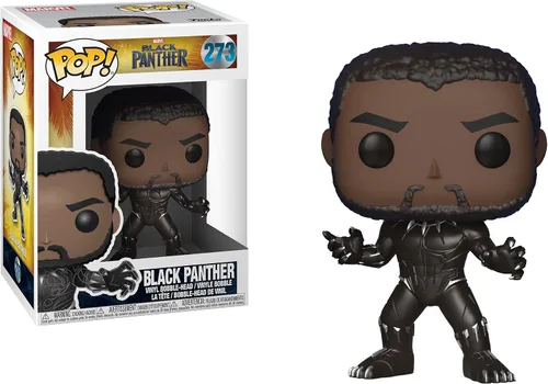 Miniatura 2 de Funko Pop! Marvel: Black Panther Movie - Figura coleccionable de Black Panther (los estilos pueden variar) gris, 2.5 x 2.5 pulgadas