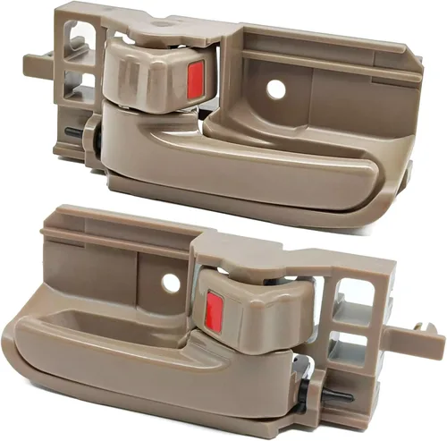 Manijas de puerta interior para el lado del conductor y del pasajero compatibles con Toyota Corolla 2003-2008, Toyota Tacoma 2005-2015, Pontiac Vibe