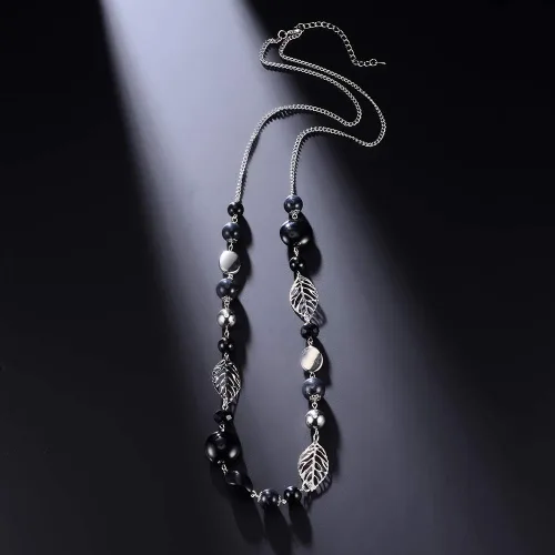 Miniatura 5 de Pearl & Club - Collar largo con cuentas para mujer