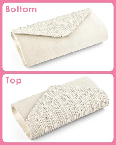 Miniatura 7 de TINDTOP Bolsos de mano de noche para mujer, bolsos de mano para boda, fiesta, cóctel, graduación, bolsa cruzada de hombro tipo sobre for Formal