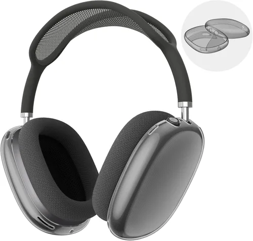 Miniatura 8 de FINTIE Funda para AirPods Max, Funda protectora de TPU suave transparente antiarañazos, Protector de accesorios de silicona transparente