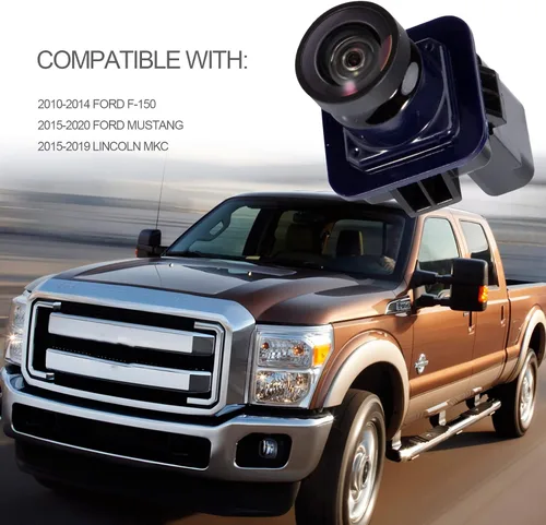 Miniatura 2 de EC3Z-19G490-A Cámara de respaldo compatible con 2013 2014 F250 F350 F450 F550 Super Duty, cámara de asistencia de estacionamiento 170° Ultra gran