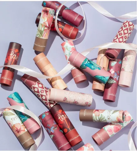 AKARY Lápiz labial color nude mate, lápiz labial de tubo de papel desnudos atrevidos e intensos, brillo de labios suave y aterciopelado, barra de
