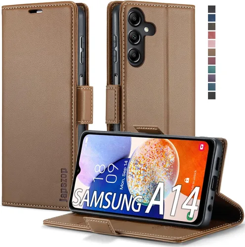 Miniatura 25 de Funda para Samsung Galaxy A13 5G, Samsung Galaxy A13 5G con tarjetero [bloqueo RFID] atril magnético, funda de cuero con tapa para Samsung Galaxy
