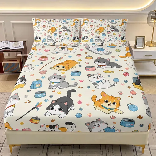 Miniatura 20 de AILONEN Juego de sábanas de béisbol, juegos de ropa de cama deportiva para niños, adolescentes, decoración de dormitorio, tamaño individual