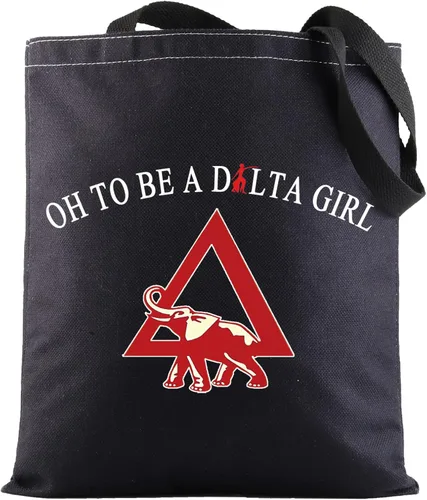 Miniatura 8 de G2TUP Elephant 1913 Sorority Makeup Bag Oh To Be A Girl Cosmetic Pouch with Zippered Pocket for Women Girls (19 New TG)