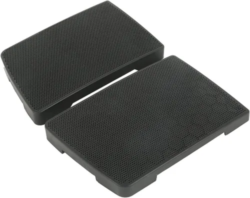 Miniatura 3 de XMT-MOTO Juego de parrillas con tapa para alforja para Harley Davidson Touring 1993-2013, color negro