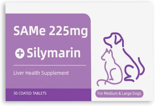 Miniatura 7 de Same 90 para perros y gatos - Suplemento de apoyo hepático con cardo mariano - Ayuda con la salud de las articulaciones, desintoxicación hepática