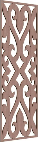 Miniatura 110 de Keene Paneles de pared decorativos de madera con calado, 9 3/8 pulgadas de ancho x 24 3/8 pulgadas de alto x 1/4 de alto, roble rojo rojo (Red Oak)