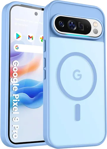 Miniatura 68 de Funda para teléfono Google Pixel 9 Pro XL, Compatible con Magnético, Protección contra Caídas de Grado Militar Translúcida Mate Resistente a Golpes