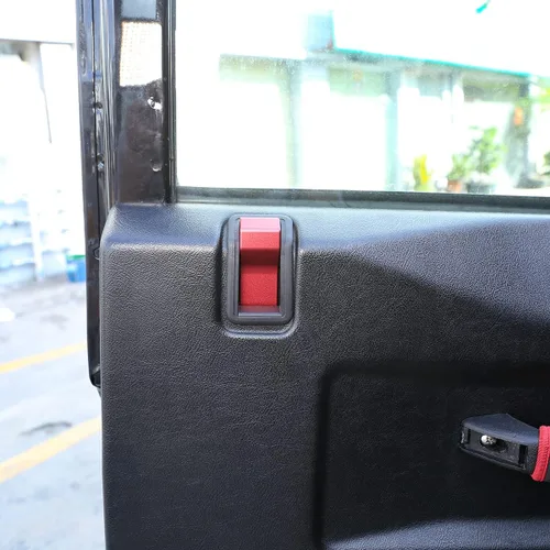 Miniatura 3 de YIWANG Aleación de aluminio para Land Rover Defender 90 110 130 2004-2018 cubierta de cuenco de puerta interior de automóvil, accesorios de repuesto