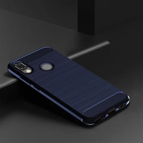Miniatura 3 de Asuwish Funda compatible con Xiaomi Redmi Note 7/7Pro y protector de pantalla de vidrio templado, accesorios de celda, TPU de cuerpo completo, Azul