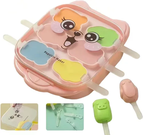 Miniatura 3 de Molde para paletas de silicona, 6 piezas de moldes de silicona para hacer helados, moldes de helado congelados, accesorios de cocina, leche materna