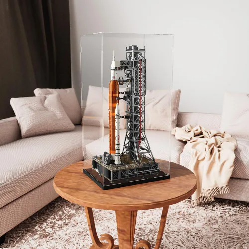 Miniatura 4 de DuvinDD Vitrina de acrílico para Lego Flowers Plum Blossom 10369 Lego Botanicals Lucky Bamboo 10344 Coleccionables, caja de exhibición transparente
