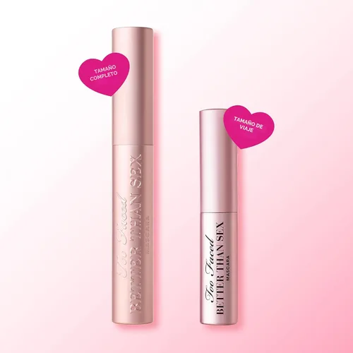 Miniatura 7 de Too Faced Better Than Sex Volumizing and Lengthening Mascara Vegan Formula, Dramatic Volume and Length Cruelty-Free Eye Makeup + Hourglass Brush