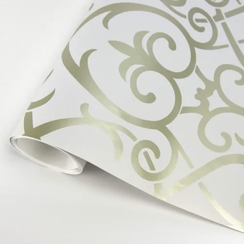Miniatura 6 de Scott Living Rhapsody - Papel tapiz autoadhesivo, color gris