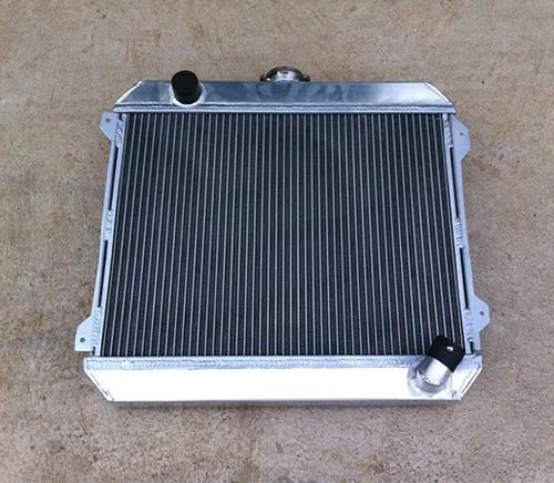 Miniatura 7 de Radiador de aluminio completo de 3 filas para Nissan Datsun Stanza 620 L20B 1975-1979 Manual 1976 1977 1978