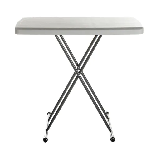 Miniatura 3 de Iceberg Mesa plegable personal pequeña para campamento, mesa de utilidad resistente, altura ajustable, carbón, 19.5 pulgadas de largo x 30 pulgadas