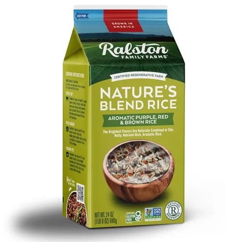 Miniatura 2 de Ralston Family Farms Nature's Blend Arroz, caja de 24 onzas: paquete de 6, cultivado en Estados Unidos, sin OMG, naturalmente libre de gluten