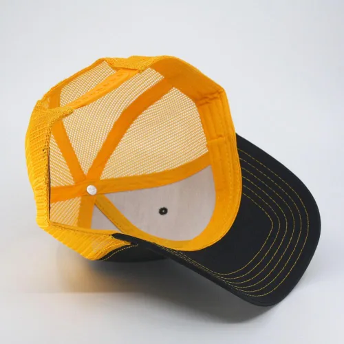 Miniatura 5 de Gorra de béisbol de camionero de malla de algodón de dos tonos de malla de algodón de dos tonos
