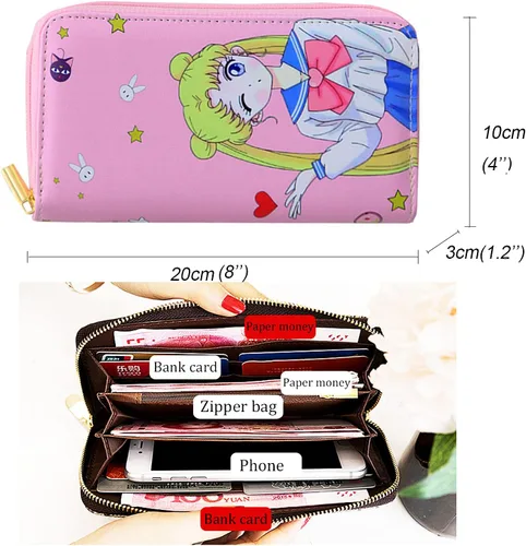 Miniatura 2 de Sailor M_oon Wallet Sailor Merchandise - Monedero para mujer (cartera SM)