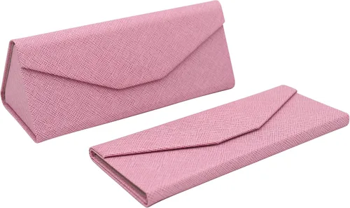 Miniatura 55 de Real Sic Funda para lentes de sol para hombres y mujeres, soporte magnético plegable para lentes de sol, inspirado en el color sólido