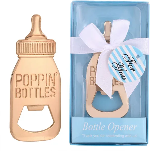 Miniatura 7 de Juego de 24 abridores de botellas para baby shower, recuerdos para invitados con forma de abrebotellas, regalos para baby shower, suministros
