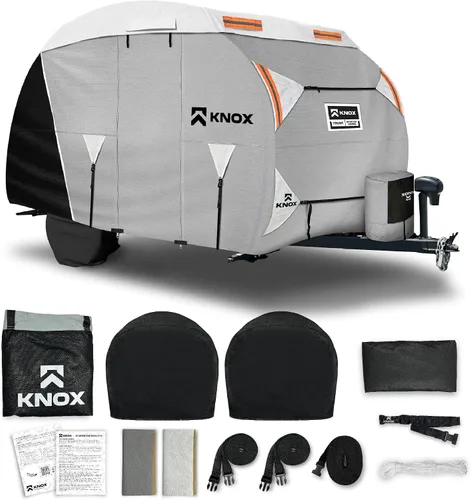 Funda para R-Pod de 3ª generación, tela APEX de 7 capas antidesgarros, se adapta a remolques de viaje R-Pod, RV y autocaravana, incluye cubierta de