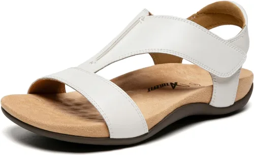 Miniatura 11 de Athlefit - Sandalias ortopédicas para mujer, sandalias de playa cómodas con soporte ortopédico para el arco del pie