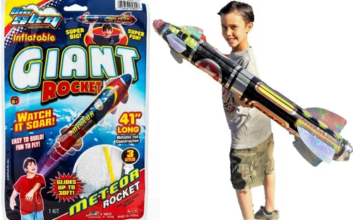 JA-RU Juguete inflable gigante de 41 pulgadas (1 unidad), decoración de fiesta temática espacial para niños. Accesorios inflables para piscina.