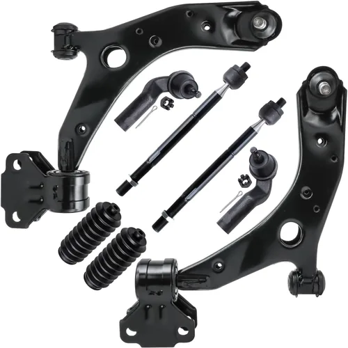 Miniatura 165 de Detroit Axle - Kit de brazos de control de extremo delantero de 8 piezas para Dodge Dakota 00-04, Durango 00-03, 4 brazos de control superior e