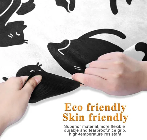 Miniatura 2 de Cute Chubby Frog Yoga Mat, 71 x 26 Inch Non-slip Yoga Mats Folding Travel Exercise Mat Indoor Outdoor Gym Pilates with Storage Bag for Women Men A03