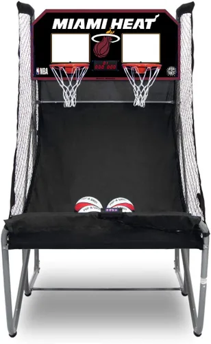 Miniatura 27 de Pop-A-Shot - Home Dual Shot Arcade Basketball Game with NBA Graphics l Sensor Scoring l 16 Game Modes l 7 Balls l Foldable Storage l for All NBA Fans
