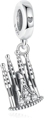 Nbsameng 925 Sterling Silver Charm for Bracelets and Necklaces with 5A Zirconia, Charms Jewelry Gift for Women Girls and Friends