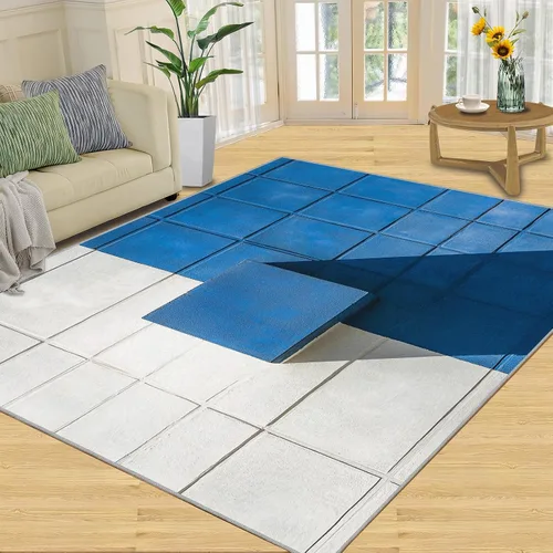 Miniatura 30 de Autumn Forest Rugs for Bedroom, Lake Forest Area Rug, Landscape Photo Rugs for Living Room, Indoor Non-Slip Rug, Machine Washable Carpet for Front