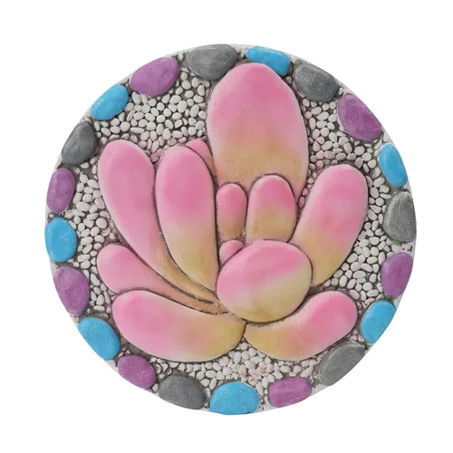 Miniatura 11 de Piedras decorativas de girasol para jardín al aire libre – Adoquines para sendero exterior, piedras de jardín, piedras decorativas para jardín al