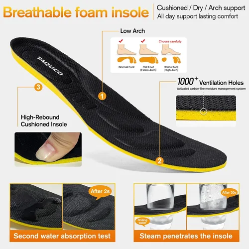 Miniatura 6 de Taquco Zapatos antideslizantes para hombre, impermeables, para cocina, chef, trabajo, servicio de alimentos, zapatos de trabajo antideslizantes