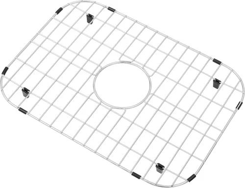 Miniatura 18 de Rejilla de fregadero de cocina Zeesink, protectores de fregadero de 18 1/2" X 13 3/8", rejilla de fregadero de acero inoxidable con drenaje central