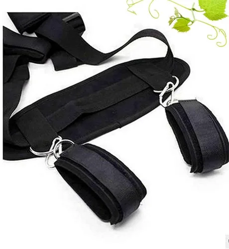 Miniatura 4 de Esparcidores de restricción de bondage, barra de piernas y manos, juego de bondage sexual para muslo, correas de muñeca y tobillo, esposas