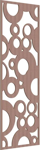 Miniatura 30 de Farwell Paneles de pared decorativos de madera con calado, 13 3/8 pulgadas de ancho x 34 3/8 pulgadas de alto x 1/4 de alto, roble rojo rojo