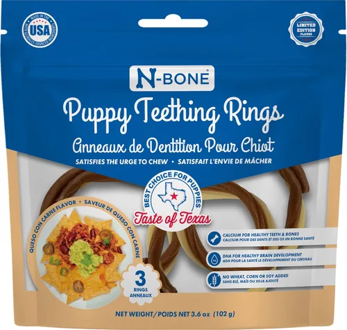 Miniatura 24 de N-Bone Anillos de dentición para cachorros, sabor a pollo sin granos, 6