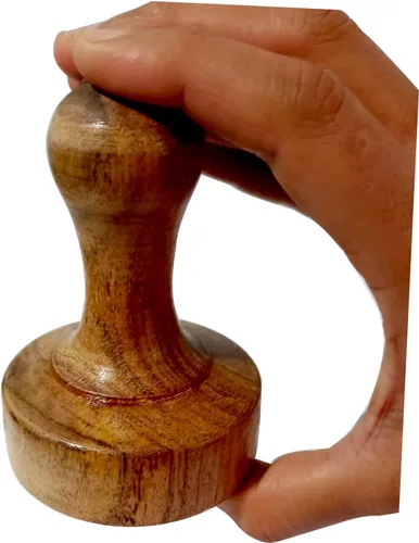 Miniatura 6 de Triturador de patatas de madera uso diario Pav de madera Bhaji/Vegetal/Triturador de patatas Roti Chapati de madera, Roti Bhakri o Khakara en Tava