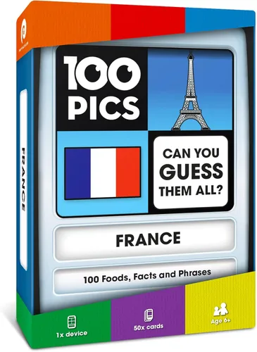 Miniatura 10 de 100 PICS Animals - Juego de tarjetas didácticas de viaje, adivina 100 animales, estuche revela-tarjetas, para adultos y niños a partir de 6 años
