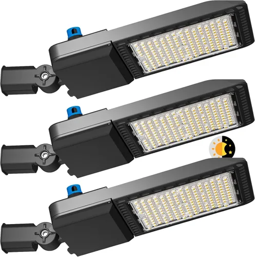 Miniatura 10 de Luz LED de estacionamiento, 240 vatios, 36,000 lúmenes eqv a 1000 vatios luz HID/HPS, 5000 K, atardecer a amanecer, para aire libre, IP65, paquete